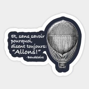 Les Mots d' Impressions de France Sticker